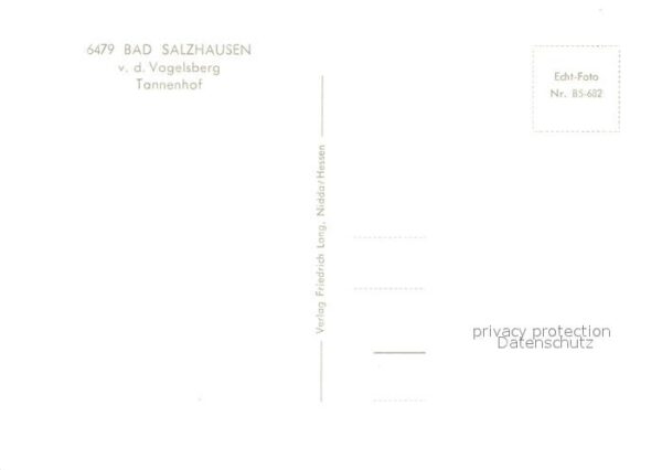 Bad Salzhausen Gaestehaus Pension Tannenhof – Bild 2