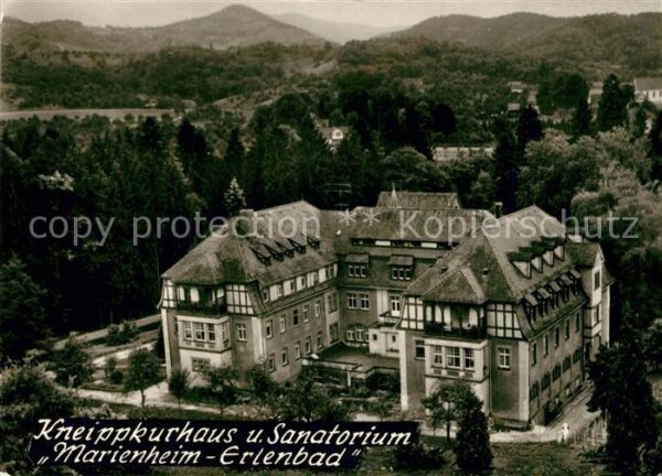 Obersasbach Kneippkurhaus Sanatorium Marienheim Erlenbad am Fusse der Hornisgrin