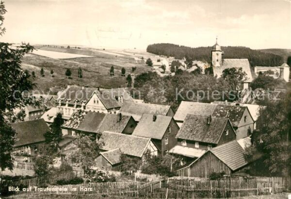 Trautenstein Harz Ortsansicht mit Kirche