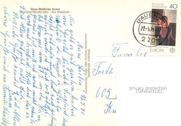 Kollmar Holstein Gaestehaus Pension Haus Mathilde Greve – Bild 2
