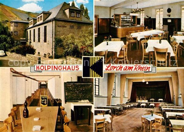 Lorch Rheingau Kolpinghaus Kegelbahn Festsaal Buehne Gaststaette