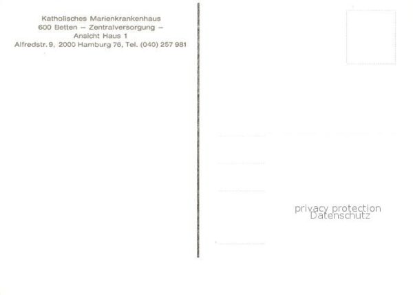 Hamburg Katholisches Marienkrankenhaus – Bild 2