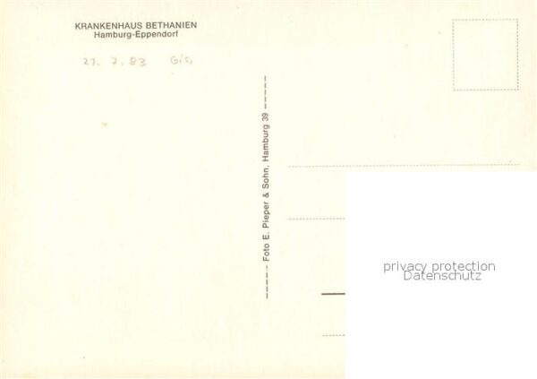 Eppendorf Hamburg Krankenhaus Bethanien – Bild 2