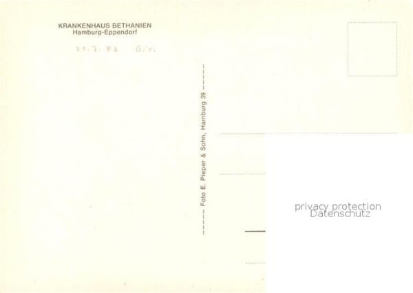 Eppendorf Hamburg Krankenhaus Bethanien – Bild 2
