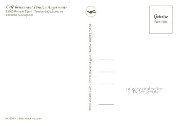 Rottach-Egern Cafe Restaurant Pension Angermaier Terrasse – Bild 2