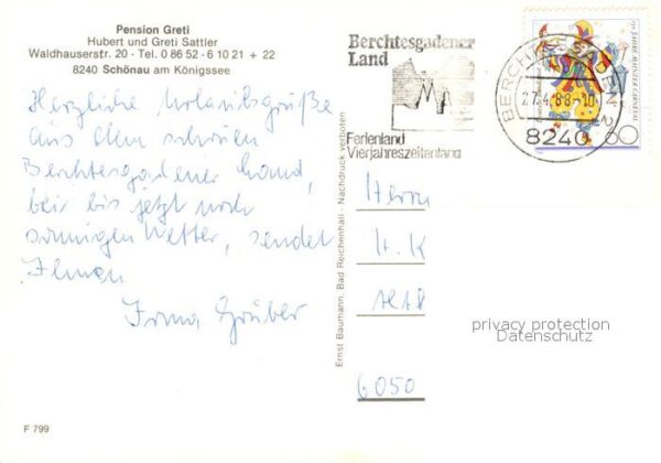 Schoenau Koenigssee Pension Greti – Bild 2
