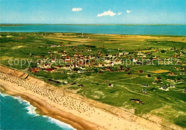 Wenningstedt Sylt Nordseebad Fliegeraufnahme
