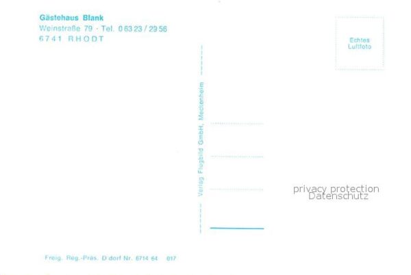 Rhodt Rietburg Gaestehas Blank Fliegeraufnahme – Bild 2