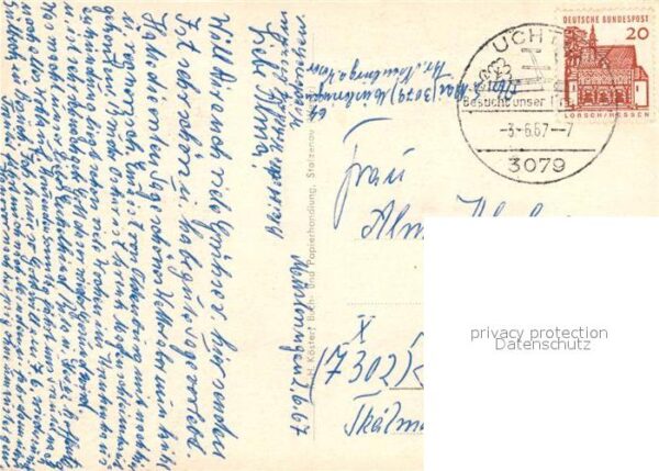 Stolzenau Weser Kirche Postamt Langestrasse Rathaus Volksschule Weserbruecke Lan – Bild 2