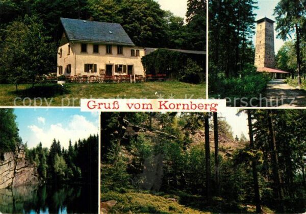 Schoenwald Oberfranken Waldgaststaette Grosser Kornberg Vorsuchhuette Schoenburg