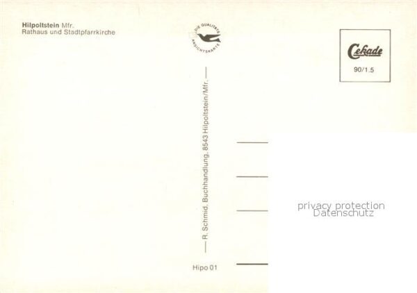 Hilpoltstein Mittelfranken Rathaus Stadtpfarrkirche Fachwerkhaus – Bild 2
