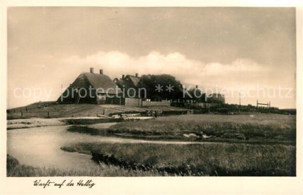 Hallig Nordsee Warft
