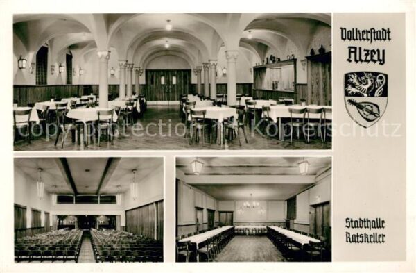 Alzey Stadthalle Ratskeller Gr und Kl Saal