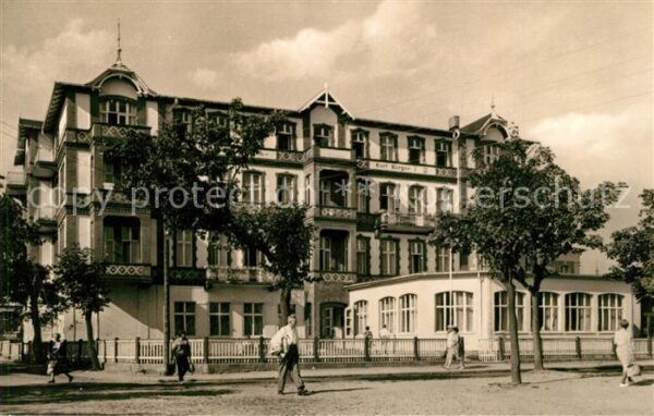 Ahlbeck Ostseebad FDGB Erholungsheim Kurt Buerger Haus I