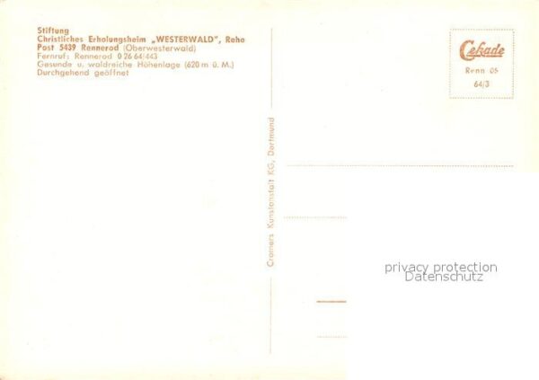 Rennerod Christl Erholungsheim Westerwald Rehe – Bild 2