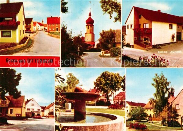 Dittenheim Baeckerei Kirche Dorfstrasse Brunnen