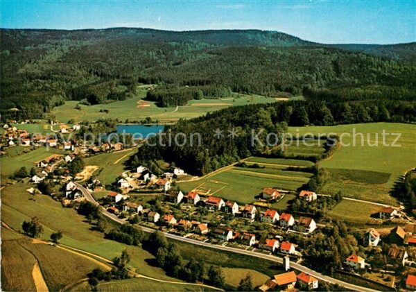 Friedenfels Fliegeraufnahme mit Naturpark Steinwald