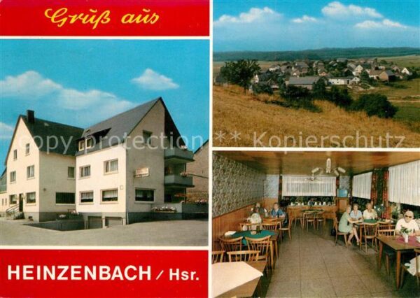 Heinzenbach Gasthaus Echternach Gaststube Panorama