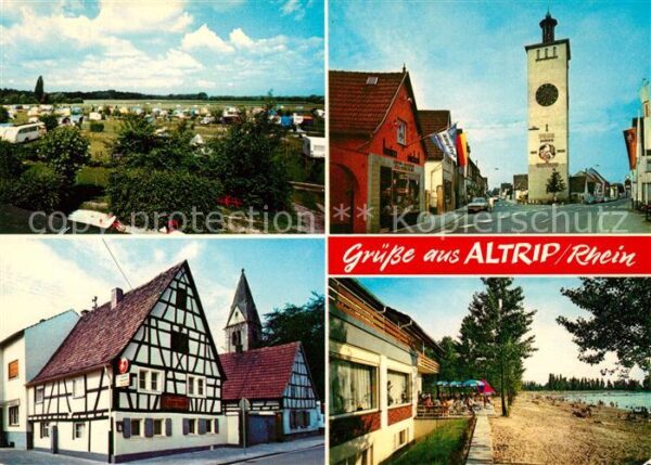 Altrip Strandhotel Darstein Gliggermuehle Wasserturm Raststaette Weiler