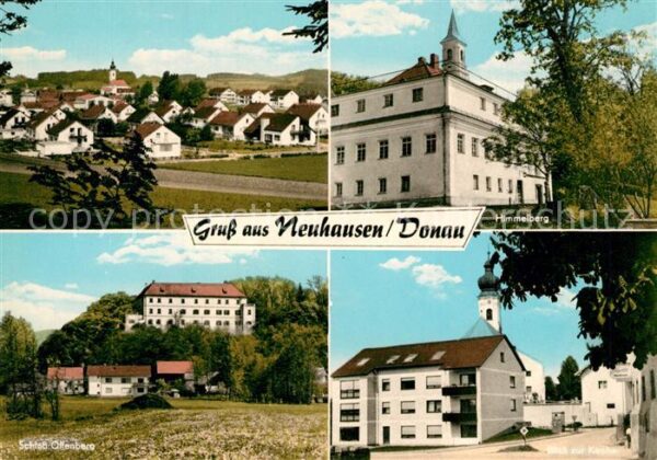 Neuhausen Marxheim Teilansicht Himmelberg Schloss Ottenberg Kirche
