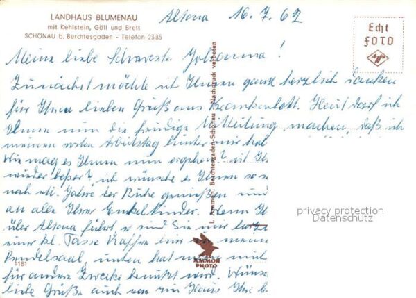 Schoenau Berchtesgaden Landhaus Blumenau mit Kehlstein Goell und Brett – Bild 2