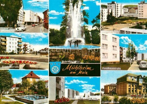 Muehlheim Main Offenbacher Str Bahnhofspartie Tulpenweg Forsthausstr Albertstr G