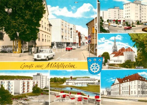 Muehlheim Main Offenbacher Str Ulmenstr Kirche Tulpenweg Hallenba Hess Bereitsch