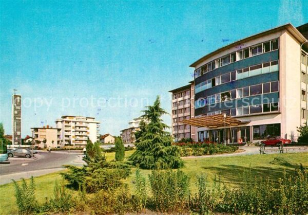 Offenbach Main Ketteler Krankenhaus und Markuskirche