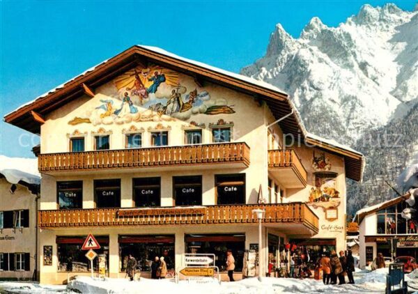 Mittenwald Bayern Cafe Alt Mittenwald Karwendelbar