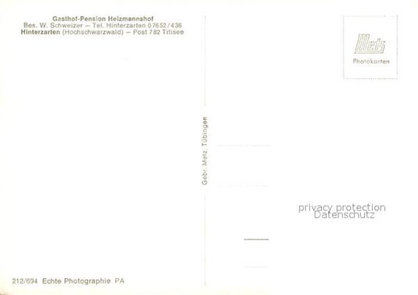 Hinterzarten Gasthof Pension Heizmannshof – Bild 2