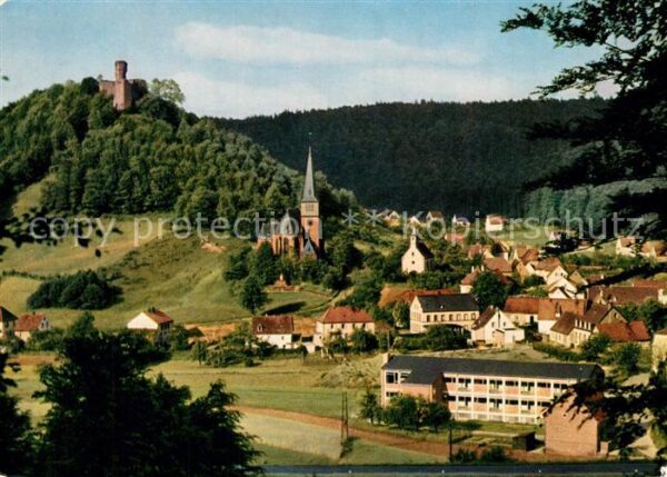 Hohenecken Panorama mit Schloss