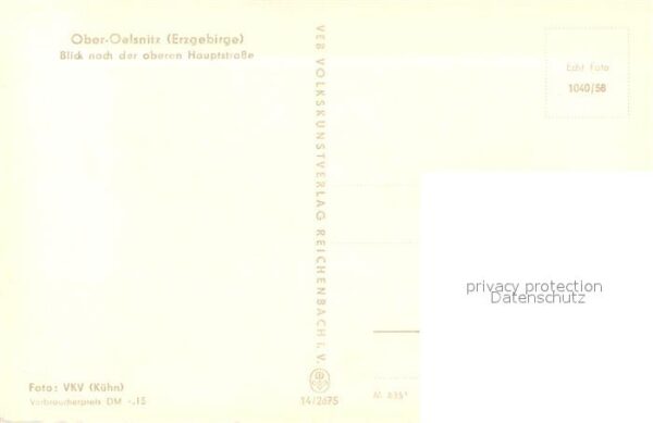 Oelsnitz Erzgebirge Hauptstrasse – Bild 2