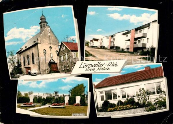 Loerzweiler Kirche Schule Ehrenmal