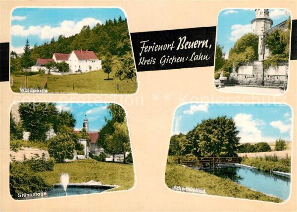 Beuern Hessen Gruenanlage Schwimmbad Ehrenmal