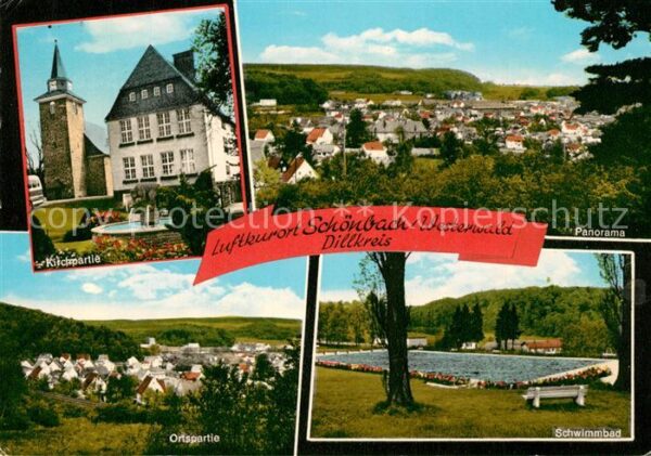 Schoenbach Dillkreis Kirche Schwimmbad