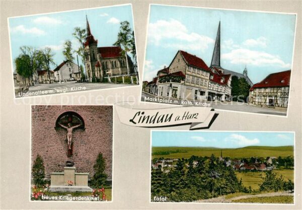 Lindau Eichsfeld Harz MarktplatzKatholische Kirche