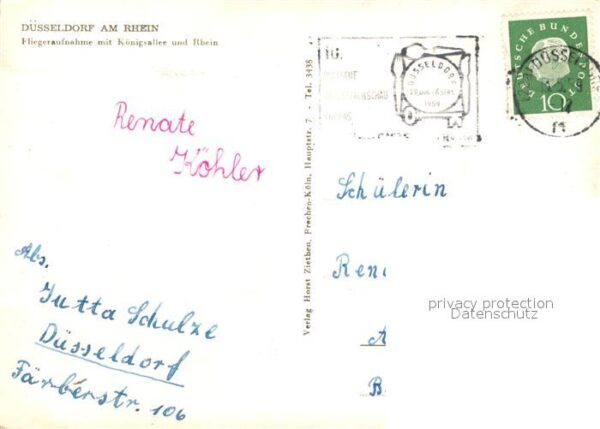 Duesseldorf Fliegeraufnahme Koenigsallee – Bild 2