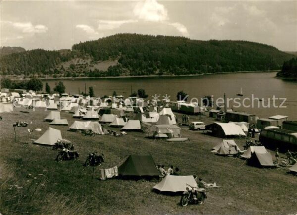 Saalburg Saale Stausee Bleilochsperre Zeltlager