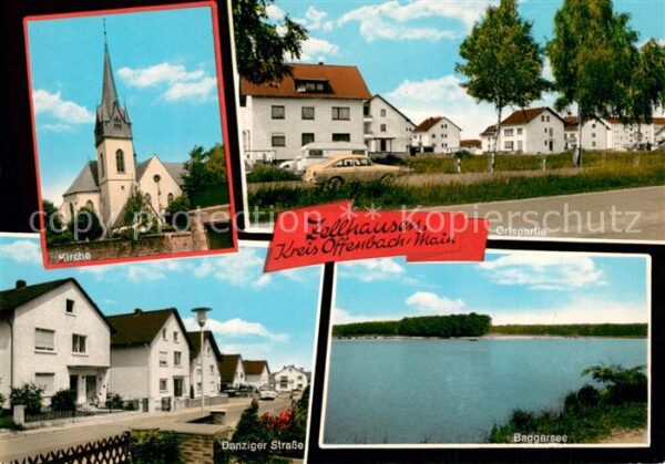 Zellhausen Mainhausen Baggersee Kirche Danziger Strasse