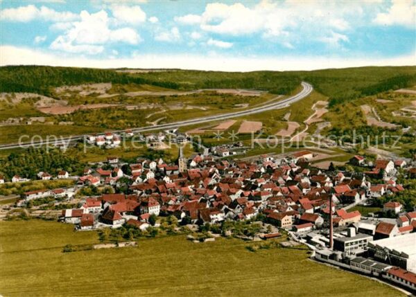 Elfershausen Unterfranken Fliegeraufnahme