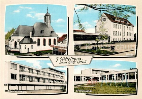 Buettelborn Kirche Schule Alten-Wohnheim