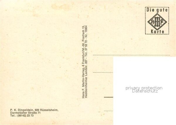 Nauheim Gross-Gerau Unter der Muschel Rathaus katholische Kirche – Bild 2