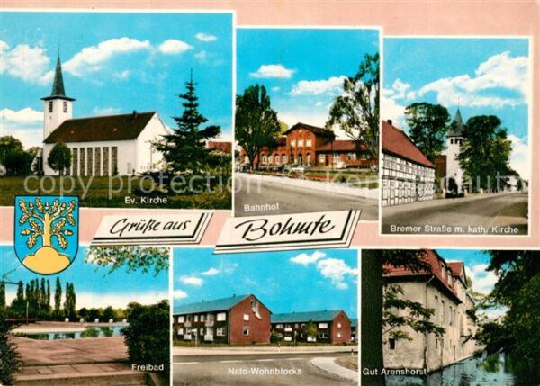 Bohmte Bahnhof Evangelische Kirche Gut Arenshorst