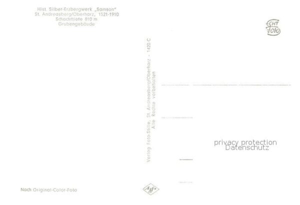St Andreasberg Harz Silber-Erzbergwerk Samson – Bild 2