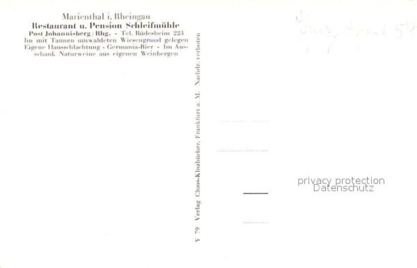 Marienthal Rheingau Restaurant Schleifmuehle – Bild 2