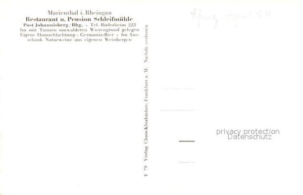 Marienthal Rheingau Restaurant Schleifmuehle – Bild 2