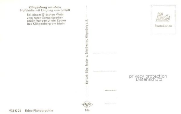 Klingenberg Main Hofstrasse Schlosseingang – Bild 2