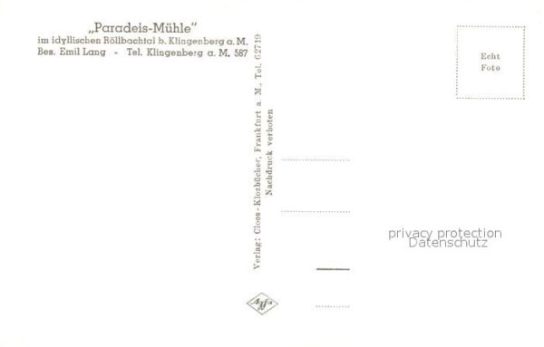 Klingenberg Main Paradei-Muehle – Bild 2