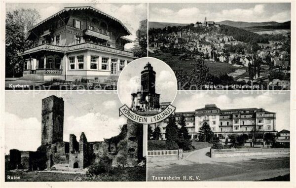Koenigstein Taunus Gr. Feldberg Ruine Taunusheim