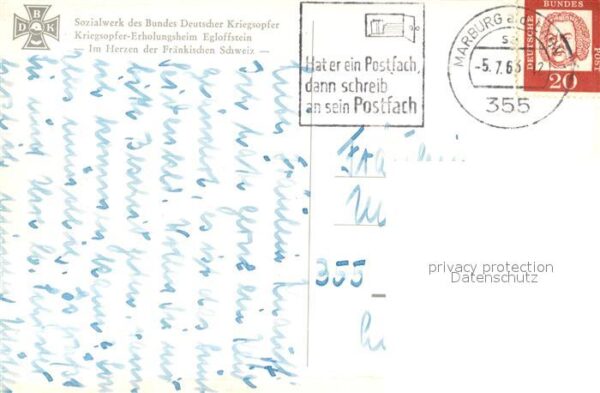 Egloffstein Kriegsopfer-Erholungsheim – Bild 2